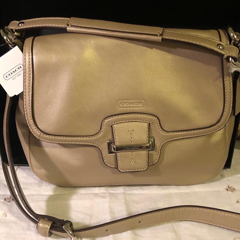 Coach Leather Cross Body Purse